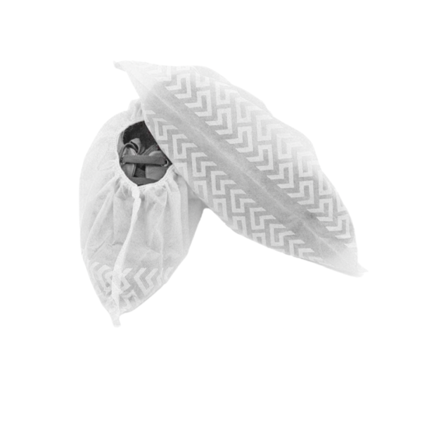 PP SHOE COVER WHITE COLOR  ( With Antiskid ) - Image 2