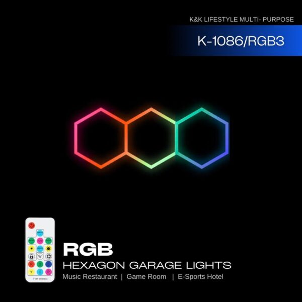 ไฟ RGB โคมไฟตกแต่งหลอดไฟ Cool KTV - Image 4