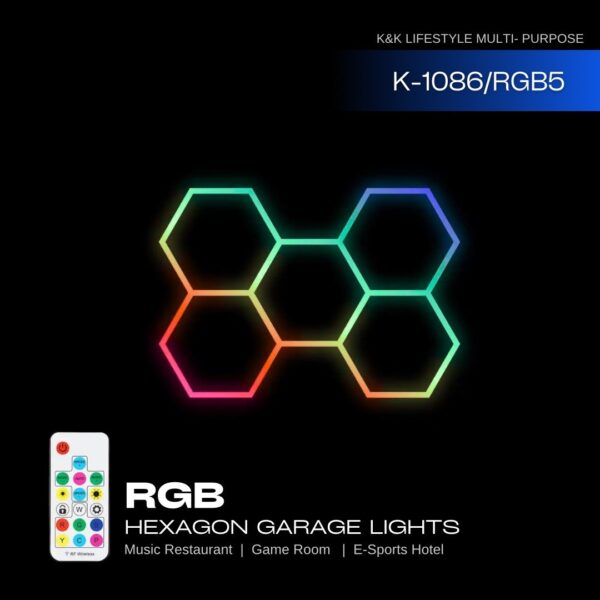 ไฟ RGB โคมไฟตกแต่งหลอดไฟ Cool KTV - Image 6