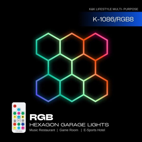 ไฟ RGB โคมไฟตกแต่งหลอดไฟ Cool KTV - Image 7