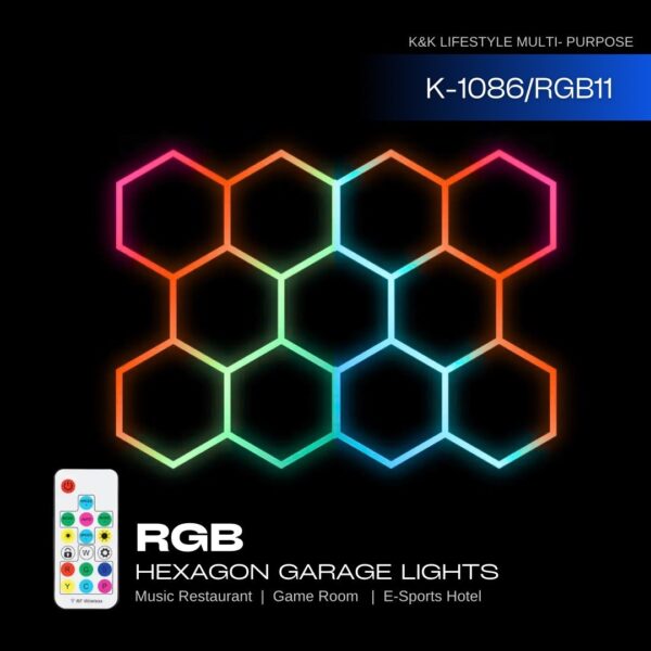 ไฟ RGB โคมไฟตกแต่งหลอดไฟ Cool KTV - Image 8