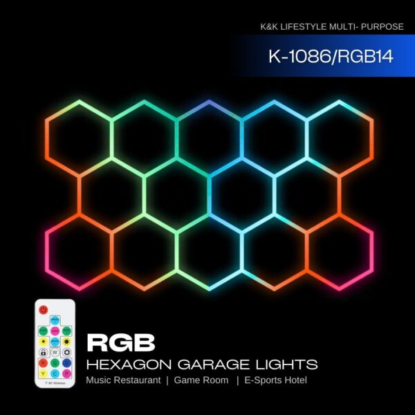 ไฟ RGB โคมไฟตกแต่งหลอดไฟ Cool KTV - Image 9