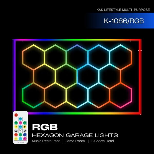 ไฟ RGB โคมไฟตกแต่งหลอดไฟ Cool KTV - Image 10