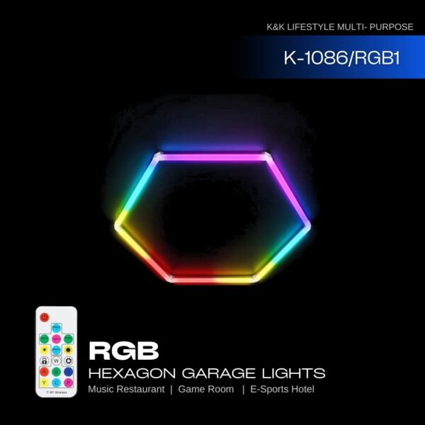 ไฟ RGB โคมไฟตกแต่งหลอดไฟ Cool KTV - Image 2